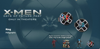Illustration for article titled Here Are The X-Men Days Of Future Past Kids Meal Toys
